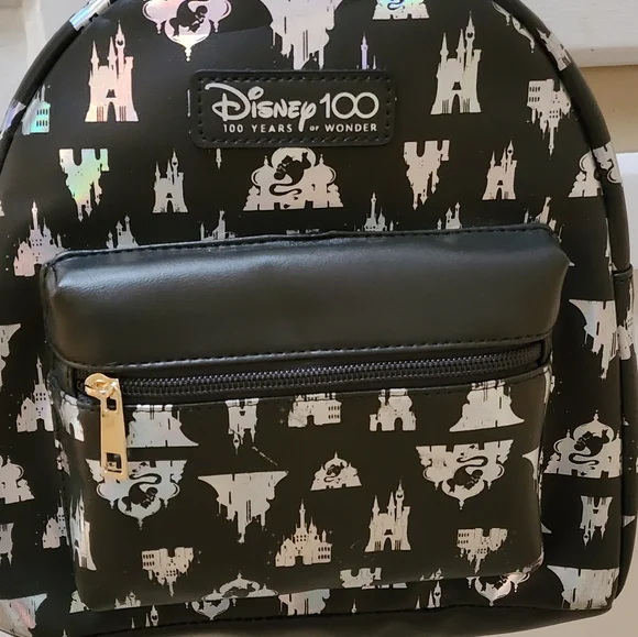 Disney 100th Anniversary Pricess's Castles Mini Backpack NWT - Picture 8 of 9
